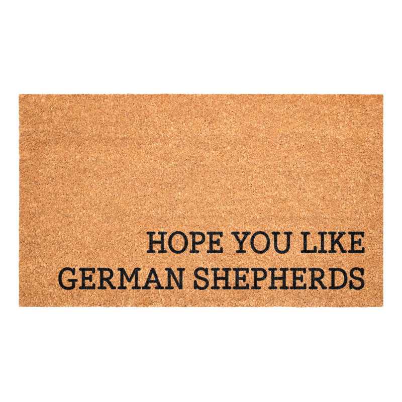 Hope You Like Germen Shepherds Doormat, 17"x29", Germen Shepherds, 17" x 29"