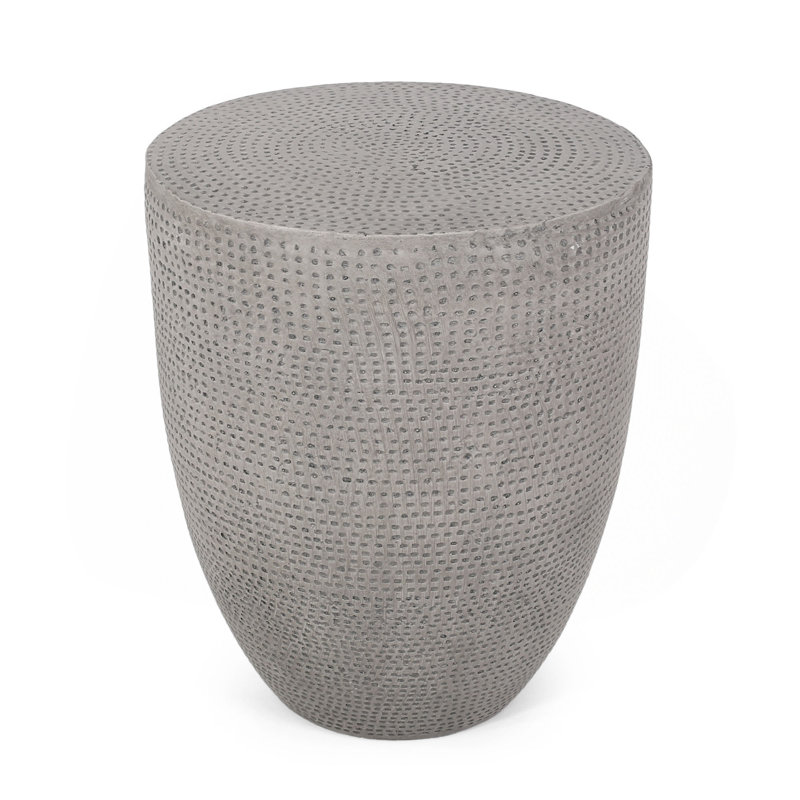 Outdoor Lightweight Concrete Side Table