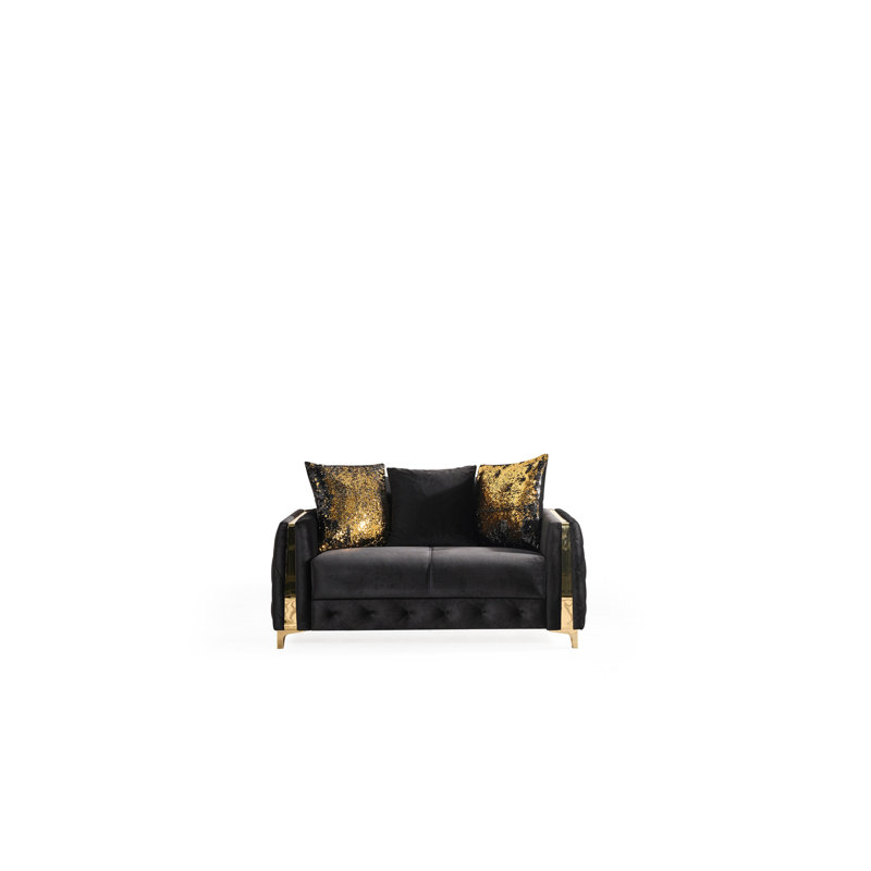 Causeuse Lust, Noir