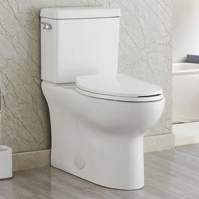 Toilette allongée deux pièces à hauteur de chaise Ellai 1,28 GPF (siège inclus)