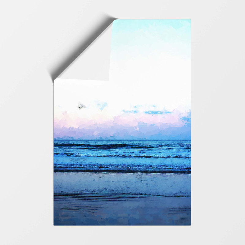 Seagulls Flying High - Frameless Print, 59.4 cm H x 42 cm W