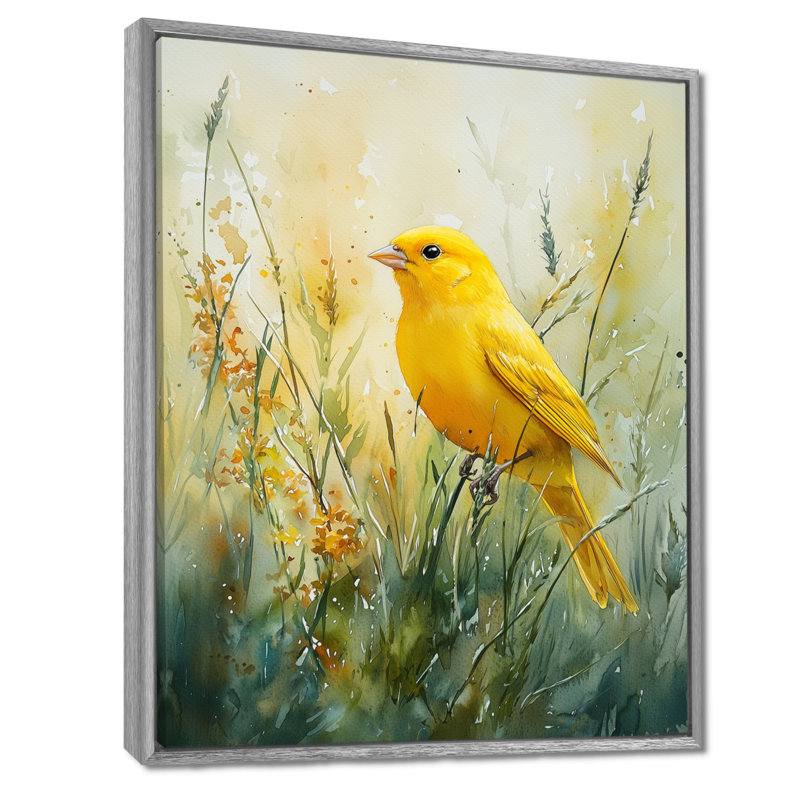 Britton - animaux, impressions sur toile, Argent argent, H 40 po x l 30 po, Impression encadrée flottante
