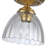 Zanera 1-Light Semi-Flush with Clear Glass-1870040852