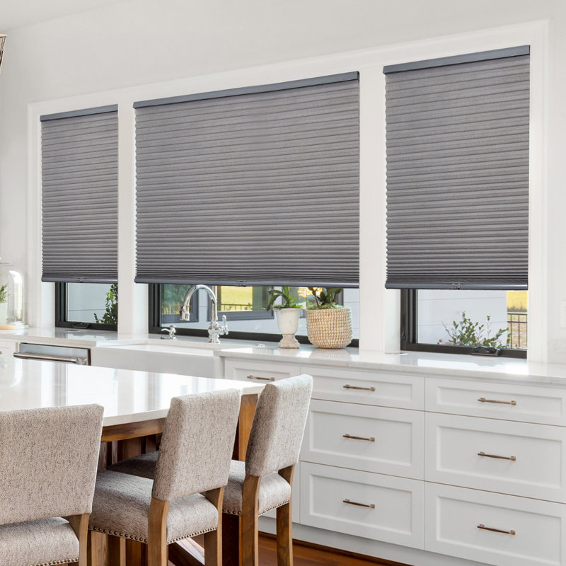 Cordless Semi Sheer Cellular Shade, 47.75"W x 48"L