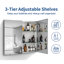Double Door Mirror Medicine Cabinet