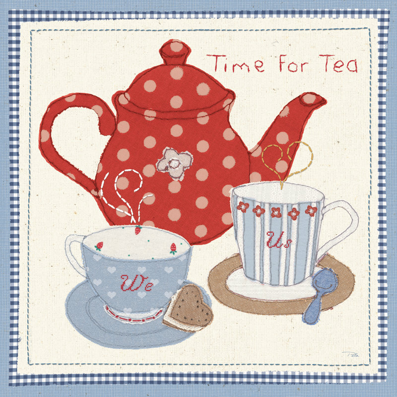 Tea Time II by Pela Studio - Wrapped Canvas Painting, 30cm H x 30cm W