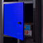 X Rocker Mesh-Tek Tall 5 Cube Unit - Blue