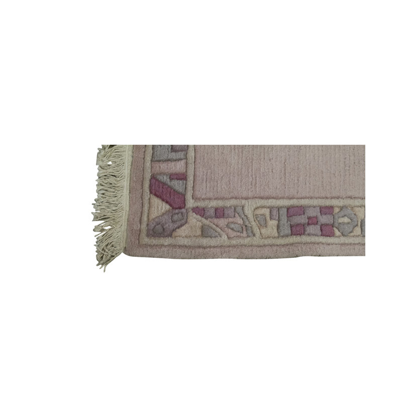 Indo Hand Woven Wool Geometric Area Rug