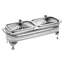 Queen Anne Silver Plated Rectangle Chafing Dish