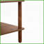 Table basse rectangulaire à 2 niveaux pour le salon - Bois massif + panneau de fibres à densité moyenne, facile à nettoyer et amp; Assemblage rapide-851528702