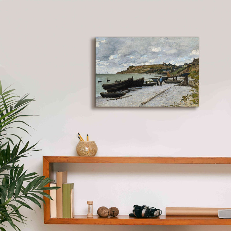 «Sainte-Adresse» par Claude Monet, estampe numérique sur toile, H 12 po x l 18 po x P 0,75 po