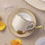 Noritake Trocadero Gold Set of 4 Saucers, 6 in.