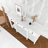 48 inch Long Console Table with 4 Drawers and 1 Bottom Shelf for Entryway Hallway Easy Assembly