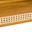 Canapé d'extérieur en forme de V 5 places en bois d'acacia