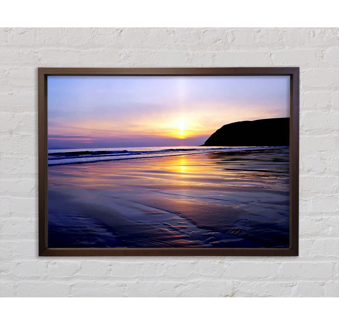 Peaceful Ocean Daybreak - Einzelbildrahmen Kunstdrucke auf Leinwand