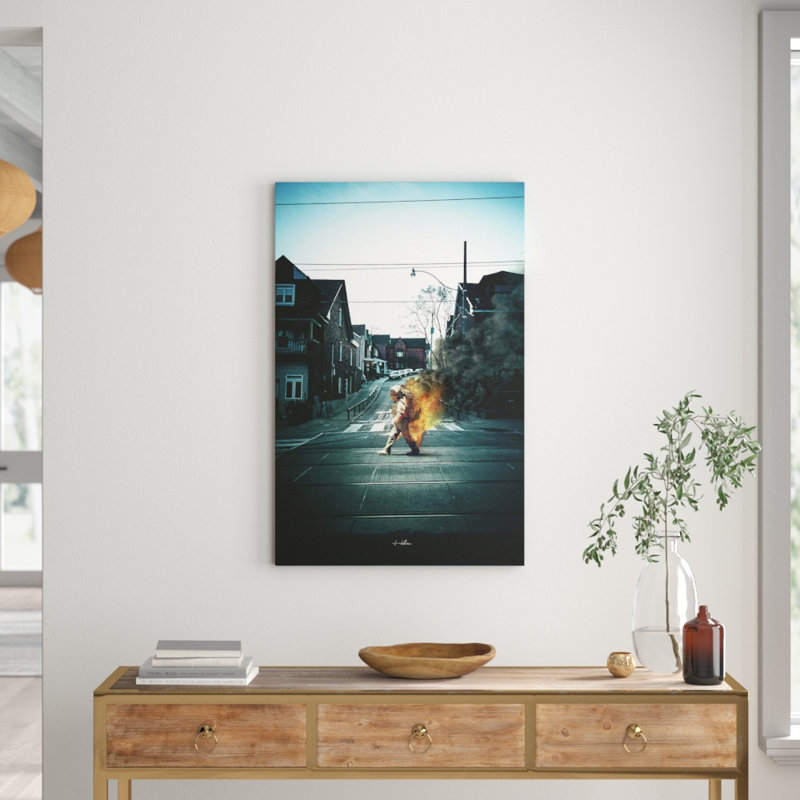 Better To Burn by Rob Hakemo - Wrapped Canvas Giclee Art Print, 101.6 cm H x 66.04 cm W x 3.175 cm D