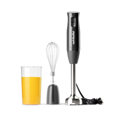 Nutribullet Lite Immersion Blender Dark Gray In Satin Black