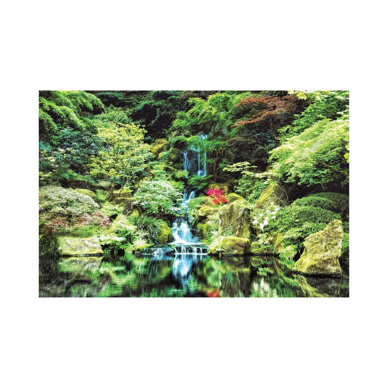 Portland Japanese Garden - Wrapped Canvas Print