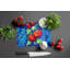 Planche à découper en verre créole tomates