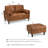 77W Sofa And Storage Ottoman