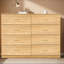 Commode moderne à 8 tiroirs pour la chambre à coucher - Vaste commode de rangement, robuste et sécuritaire