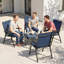 Outsunny Folding Garden Chairs Set of 4 Foldable with High Back-243989696
