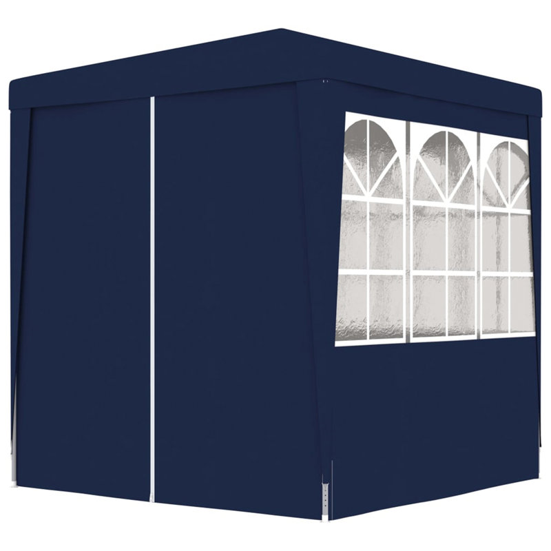 Benja 2m x 2m Steel Party Tent, Blue, 2.5m x 2.5m