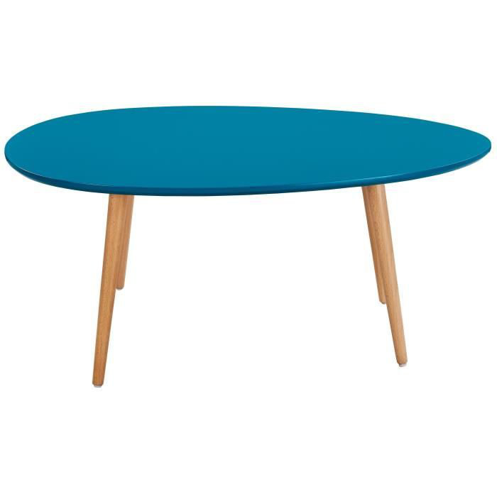 Boydton Four Leg Coffee Table, Blue