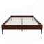 Base de lit plateforme en bambou - silencieuse avec rangement sous le lit-494081298-494081388