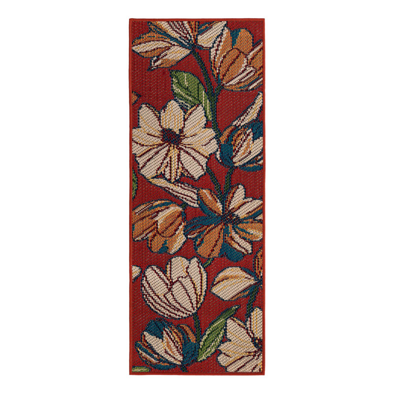 Tapis intérieur / extérieur Camalu Marlenia, Tapis de couloir 2 pi x 5 pi 1 po