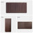 64.5"W Sideboard, 4-door Storage Cabinet with Fluted Round Side Panels and Faux Marble Top-125308904