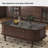 Spacious coffee table