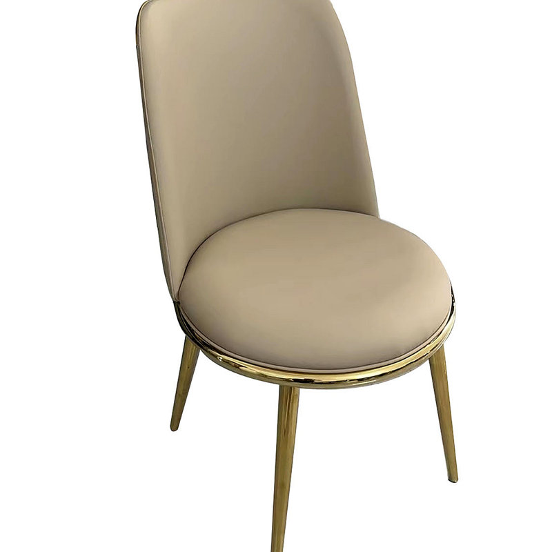 Chaise de salle à manger 2 pièces, Gold