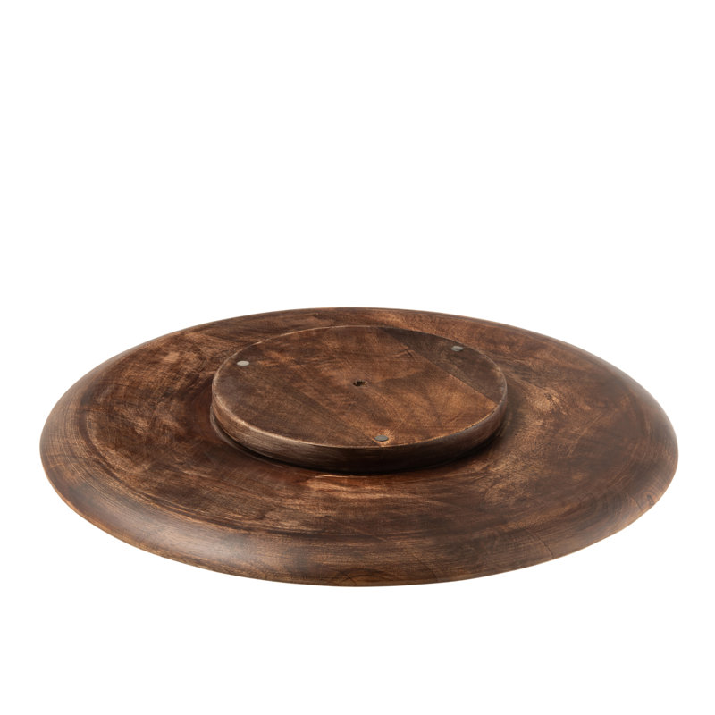 Wood Decorative Plate, Brown