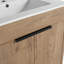 Meuble-lavabo autoportant avec lavabo en céramique et 2 portes d'armoire à fermeture en douceur-218766108-218766110-218766177