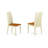 5 Piece Dining Room Furniture Set Includes a Rectangle Dining Table with Dropleaf and 4 Wood Seat Chairs, Buttermilk & Cherry-754098867-691058850-695924160