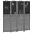 4-Panel Folding Room Divider With Blackboard