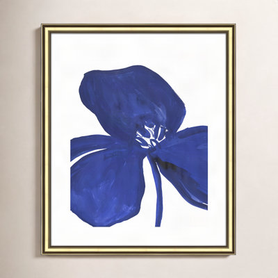 Clarisse "Indigo Petal II" Painting