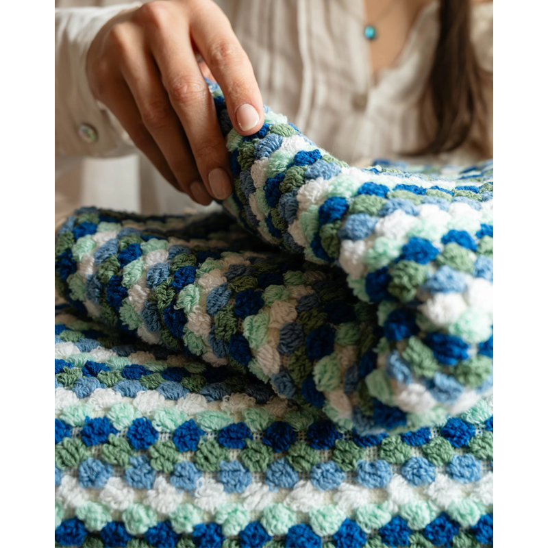 Ensemble de serviettes Marseille, Bleu