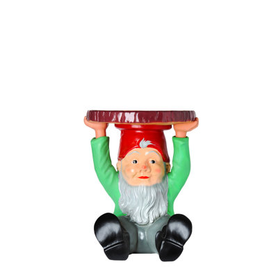 Gnomes Plastic Accent Stool