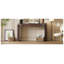 Console d'entrée avec rangement Trexm, finition espresso, 55,1 po x 13,8 po x 32,5 po-2112745065