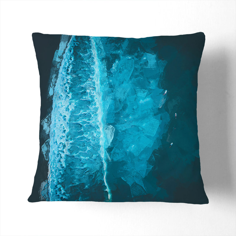 Square Throw Cushion, 40cm H x 40c m W x 15cm D