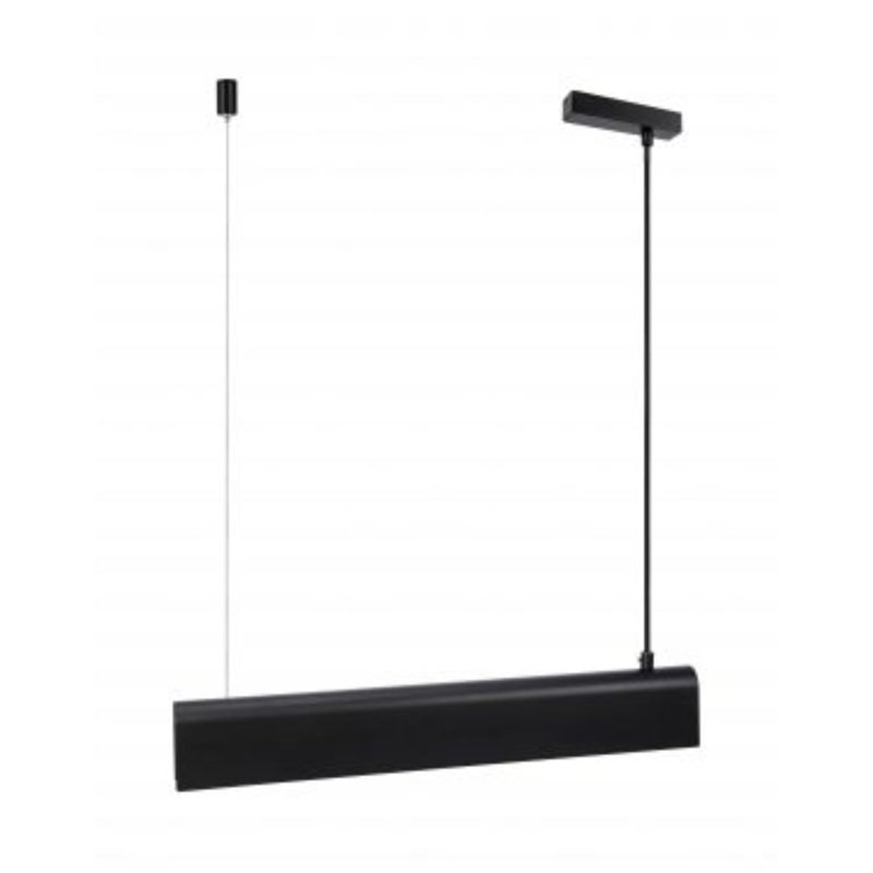 1 - Light Black Kitchen Island Pendant, 85cm H x 500cm W x 8cm D