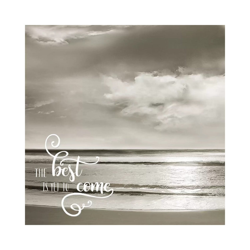 Shimmering Day I 1 Piece Wrapped Canvas Wall Art, 93.98 cm H x 93.98 cm W x 3.175 cm D