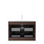 30" Floating Stripe Bathroom Vanity with Sintered Stone Sink