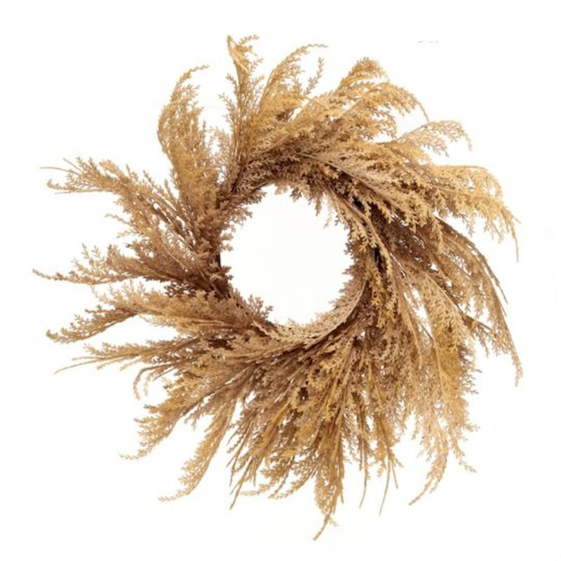 Couronne en polyester Pampas Grass 26 po