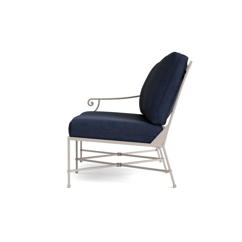 Venetian Outdoor 2 - Seat Loveseat, Dove, Fusion Neptune