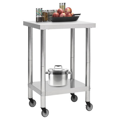 Birda Metal Prep Table