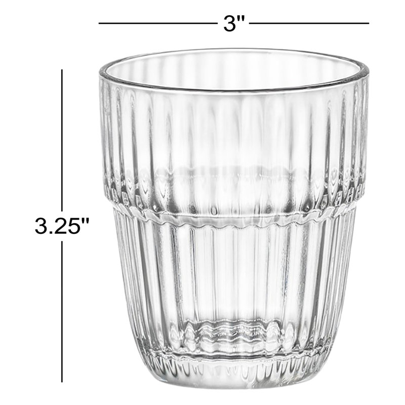 Barshine 7 oz. Juice Stackable Drinking Glasses