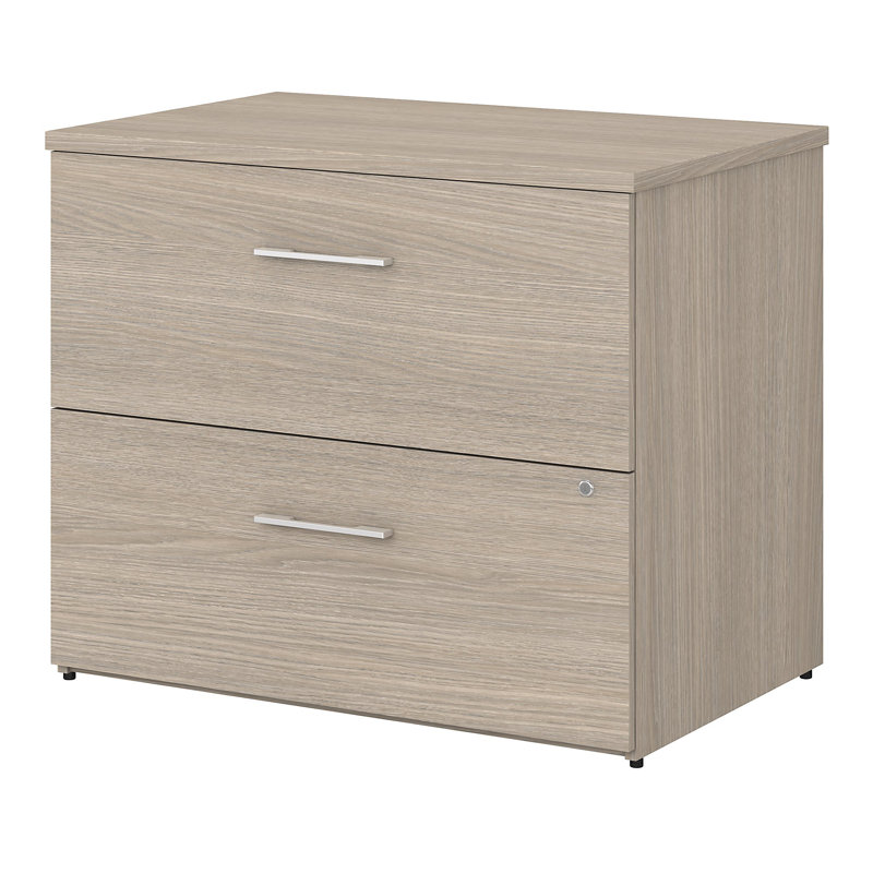 Office 500 36" Wide 2 -Drawer File Cabinet, Sand Oak